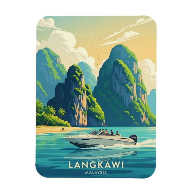 Malaysia Langkawi Magnet (Vertical)