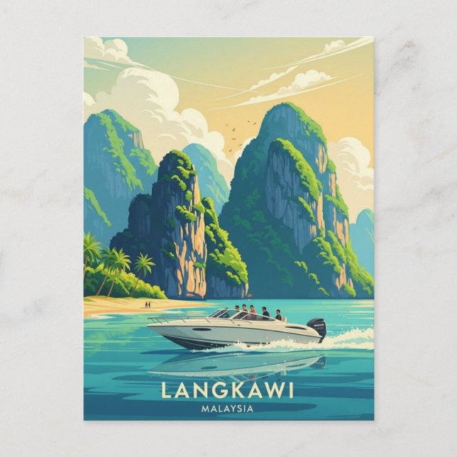 Malaysia Langkawi Postcard (Front)