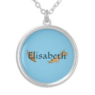 Malaysia Map + Name Necklace