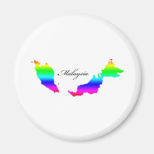 Malaysia Maps Magnet (Front)