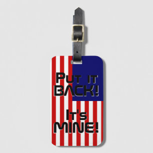 Malaysia National Flag Funny Patriotic Luggage Tag