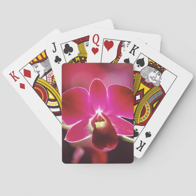 Malaysia, Orchid Poker Cards (Back)