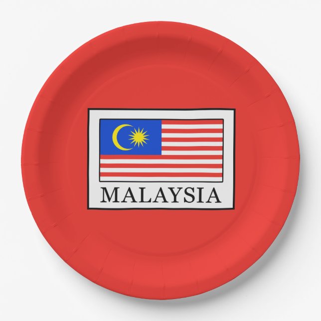 Malaysia Paper Plates (Front)