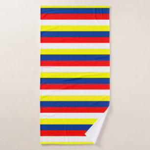 Malaysia Philippines Venezuela flag stripes countr Bath Towel