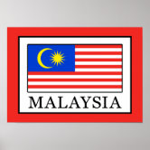 Flag of Malaysia Poster | Zazzle