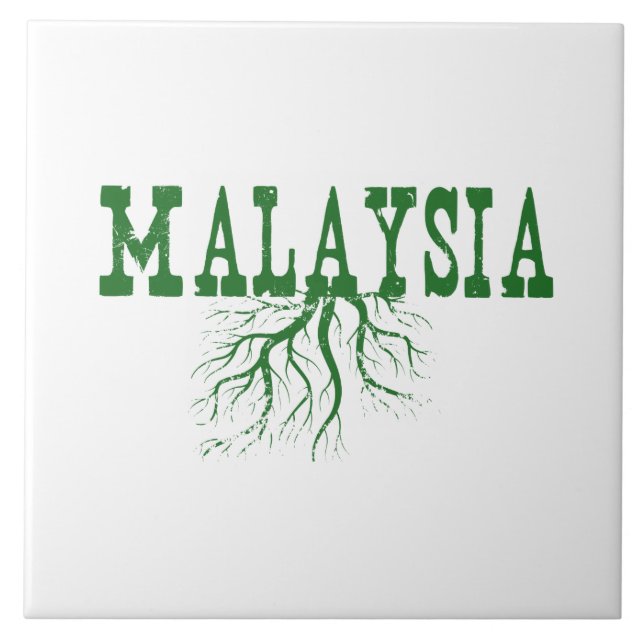 Malaysia Roots Ceramic Tile (Front)