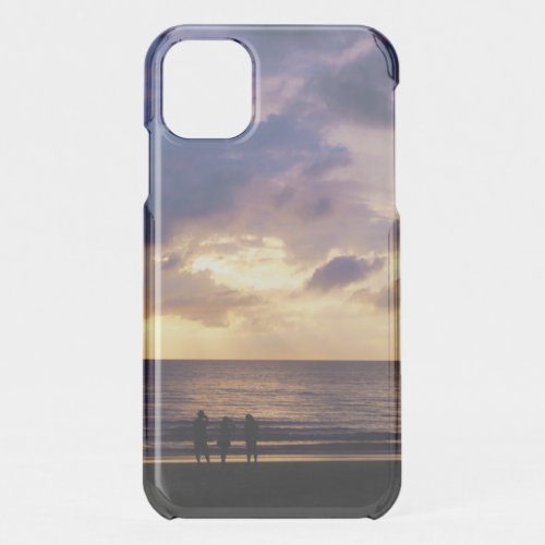 Malaysia Sunset and Silhouette People iPhone 11 Case