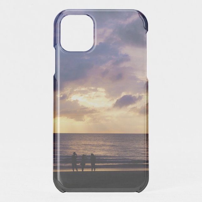 Malaysia Sunset and Silhouette People Uncommon iPhone Case (Back)