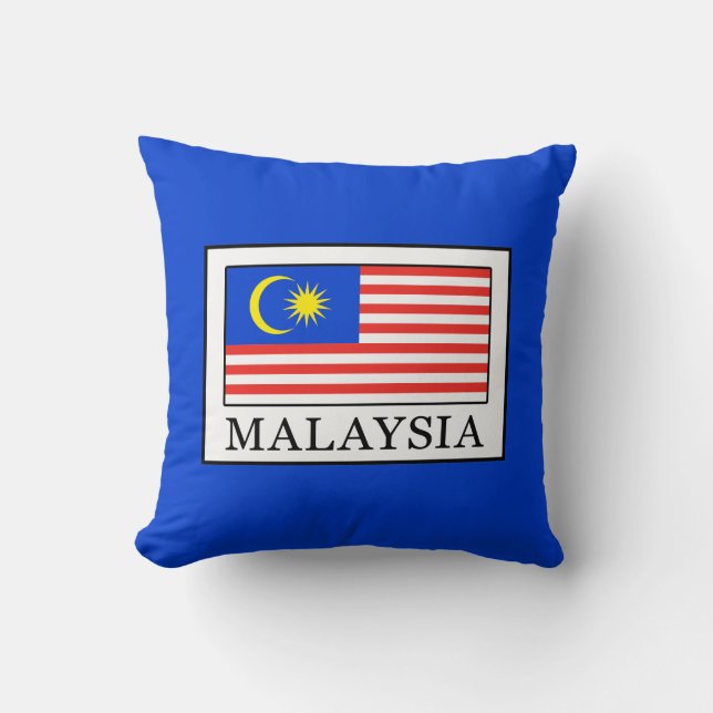 Malaysia Throw Pillow (Front)