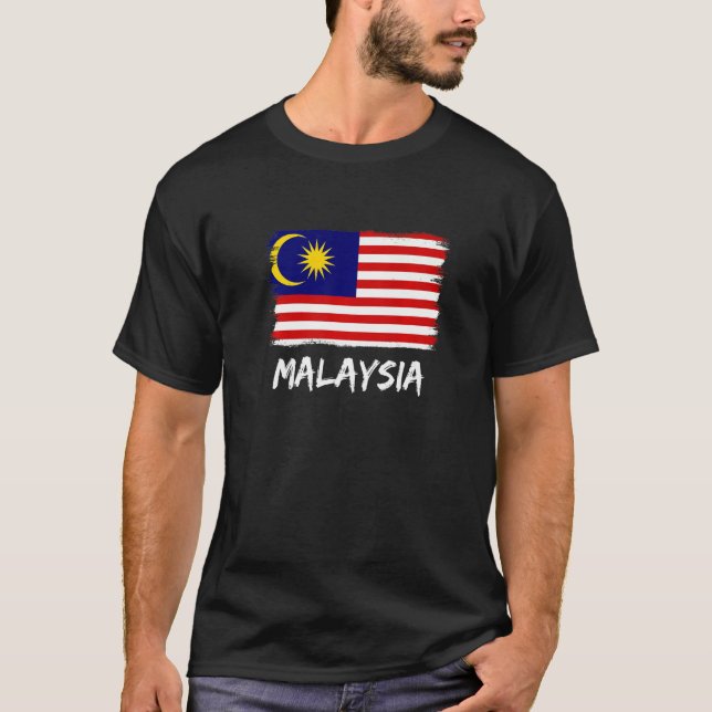 Malaysian Flag Malaysia T-Shirt (Front)