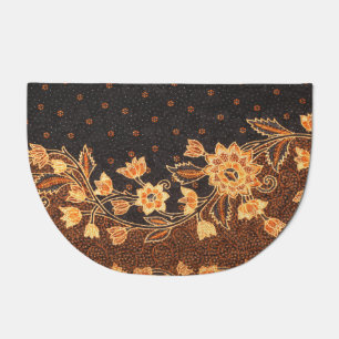 Malaysian Indonesian Batik Art Beauty Doormat