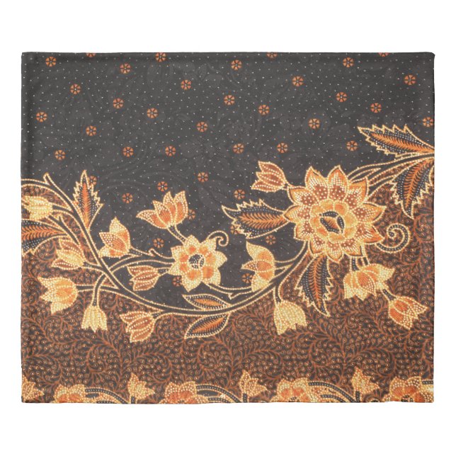 Malaysian Indonesian Batik Art Beauty Duvet Cover (Front)