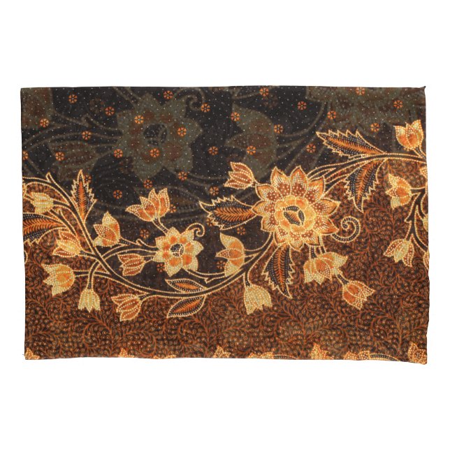 Malaysian Indonesian Batik Art Beauty Pillow Case (Front)