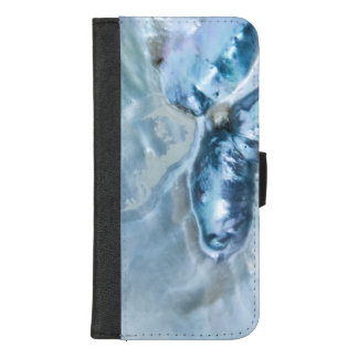 Malaysian Mother of Pearl iPhone 8/7 Plus Wallet Case