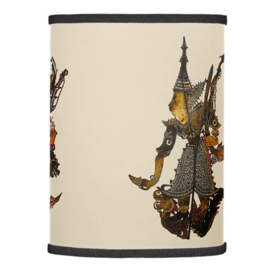 Malaysian Shadow Puppets Lamp Shade (Right)