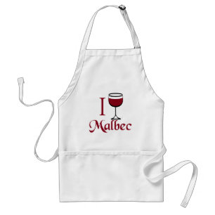 Malbec Wine Lover Adult Apron