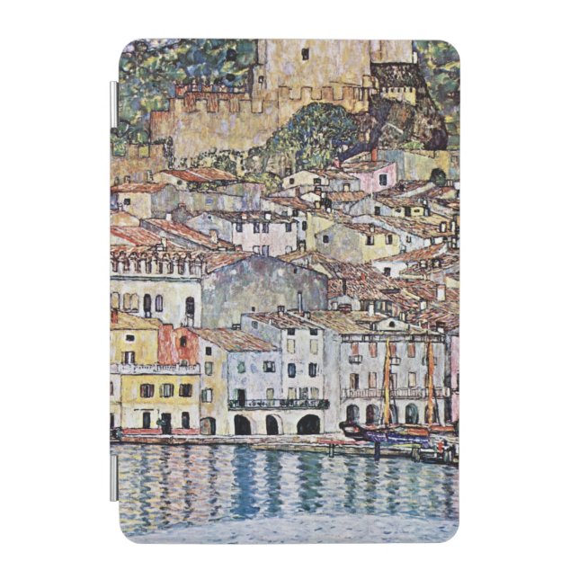 Malcesine at Lake Garda, Gustav Klimt iPad Mini Cover (Front)