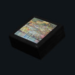 Malcesine on Lake Garda By Gustav Klimt Gift Box<br><div class="desc">Malcesine on Lake Garda (1913) by Gustav Klimt is a vintage Victorian Era Art Nouveau fine art symbolism painting. A beautiful view of the Italian city of Malcesine with buildings and houses on the edge of the harbor. The homes and boats cast a reflection in the calm water. You can...</div>