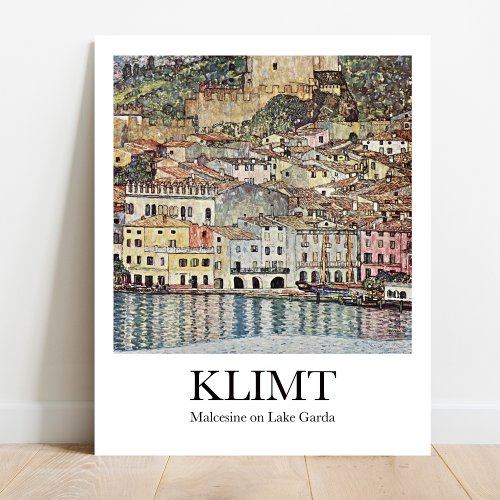 Malcesine on Lake Garda by Gustav Klimt Poster