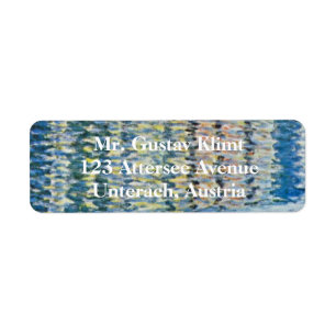 Malcesine on Lake Garda By Klimt, Art Nouveau Label