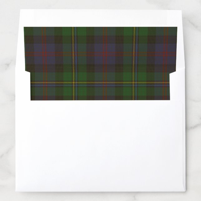 Malcolm Clan Tartan Envelope Liner (In Envelope)