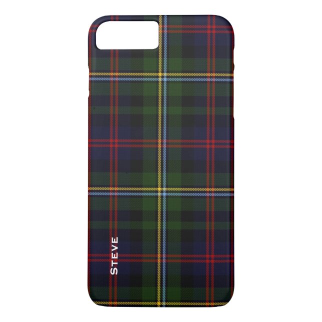 Malcolm Clan Tartan Plaid iPhone 7 Plus Case (Back)