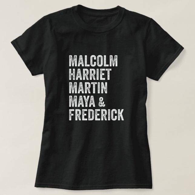 Malcolm Harriet Martin Maya & Frederick T-Shirt (Design Front)