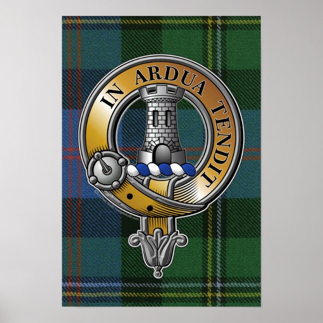 Malcolm Tartan & Badge Poster (Front)