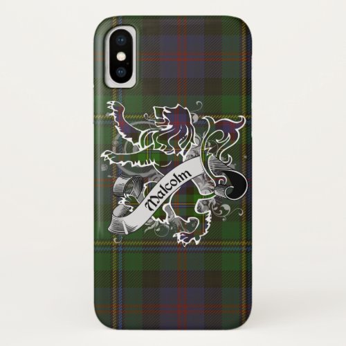 Malcolm Tartan Lion iPhone X Case