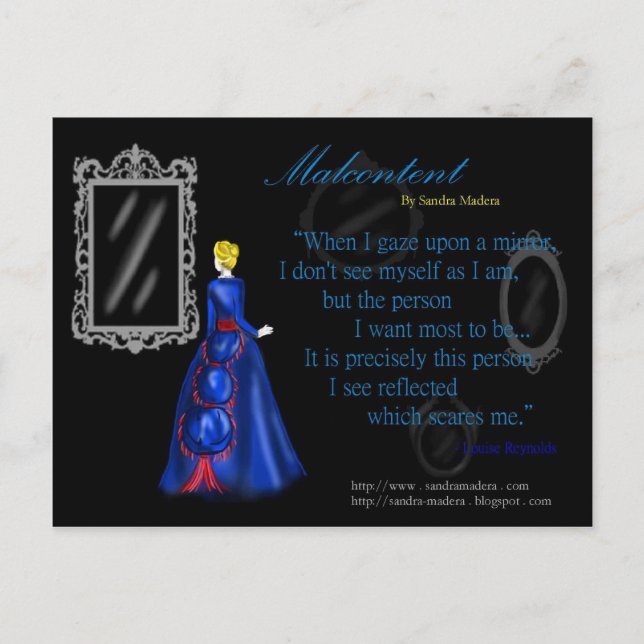 Malcontent by Sandra Madera Postcards (Front)