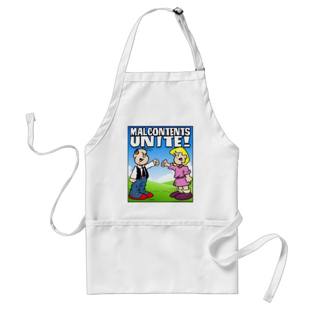 Malcontents Unite Adult Apron (Front)