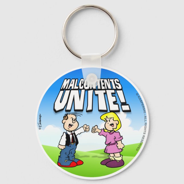 Malcontents Unite Keychain (Front)