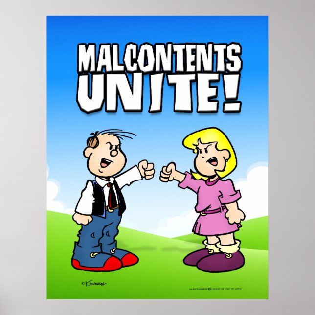 Malcontents Unite Poster (Front)