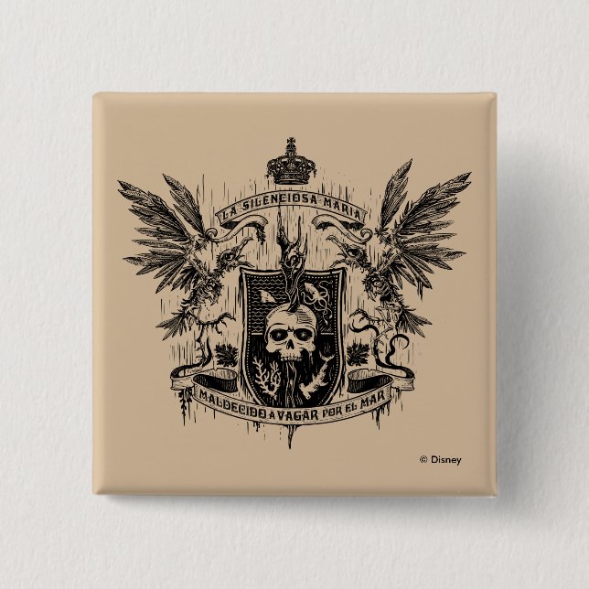 Maldecido a Vagar Por El Mar Button (Front)