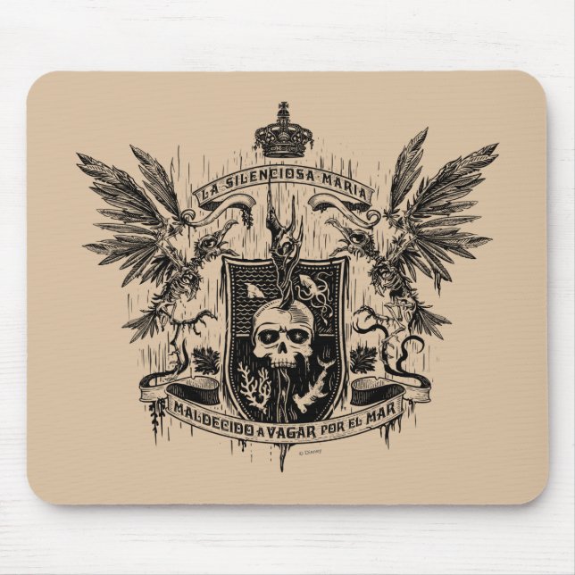Maldecido a Vagar Por El Mar Mouse Pad (Front)