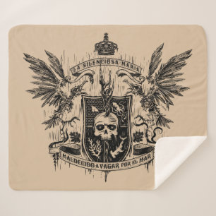 Maldecido a Vagar Por El Mar Sherpa Blanket