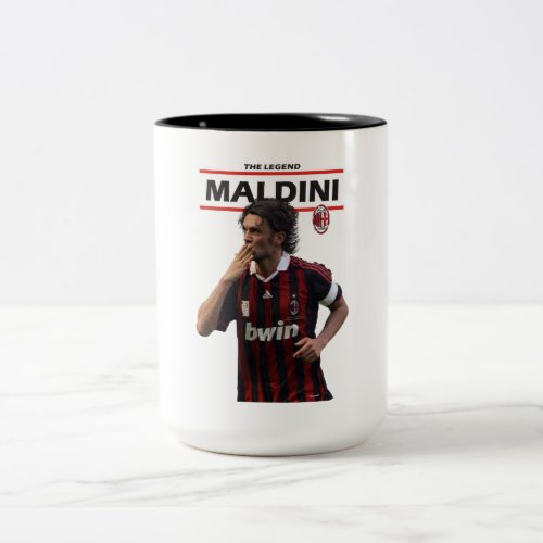 Maldini ac milan Two_Tone coffee mug