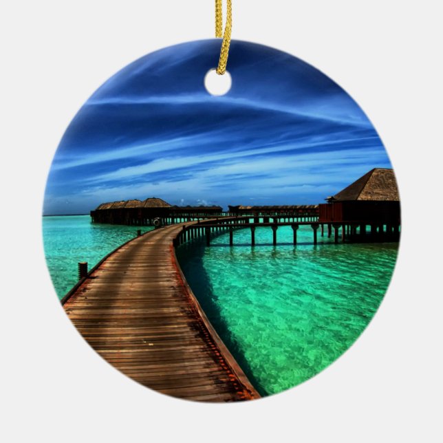 MALDIVES 2 CERAMIC ORNAMENT (Front)