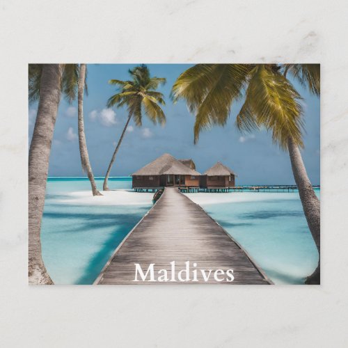 Maldives 2 postcard