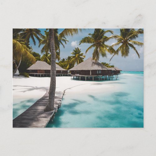 Maldives 6 postcard