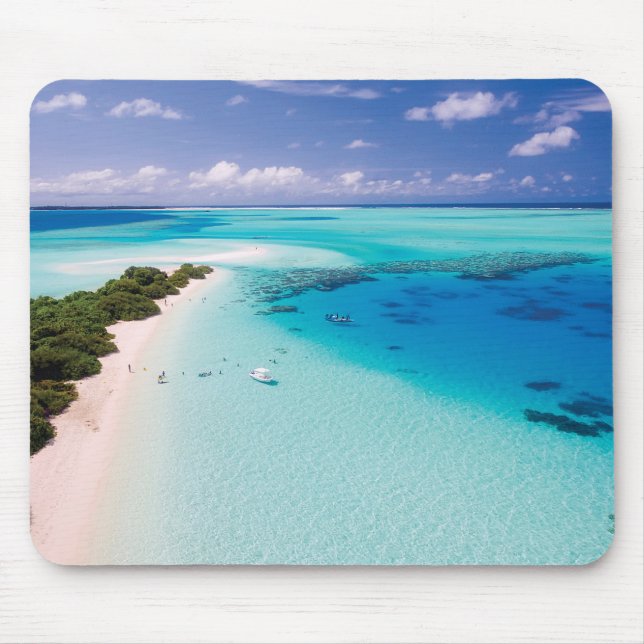 Maldives Beach Mouse Pad (Front)