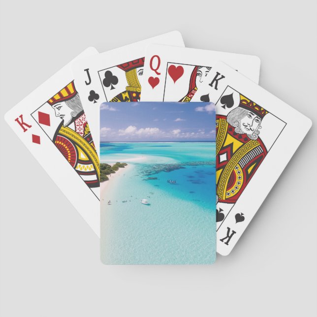 Maldives Beach Poker Cards (Back)