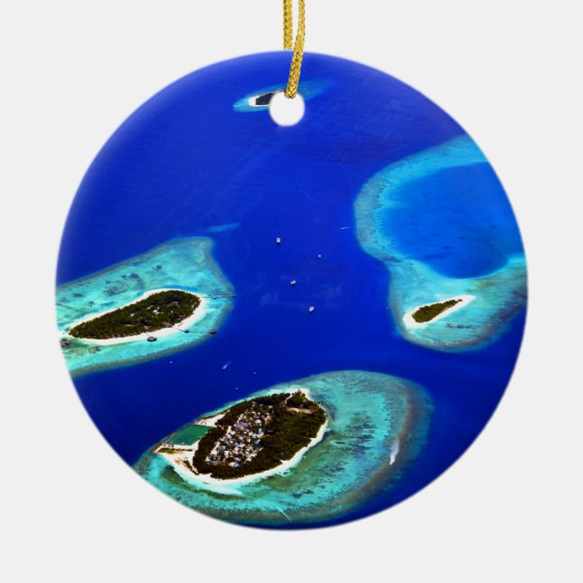 Maldives Ceramic Ornament (Front)