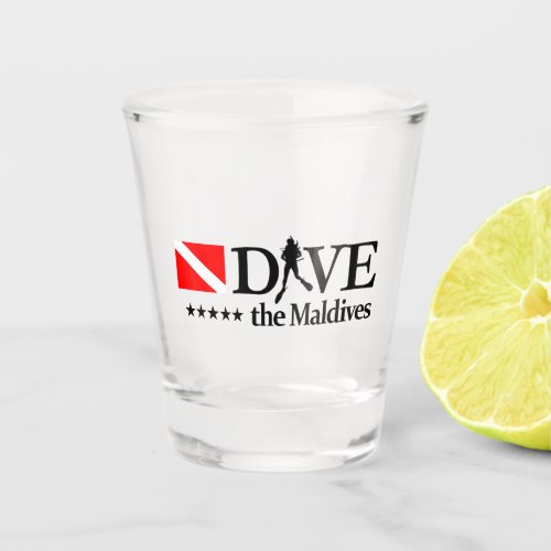 Maldives DV4 Shot Glass