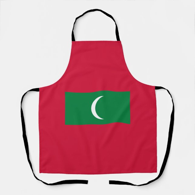 Maldives Flag Apron (Front)