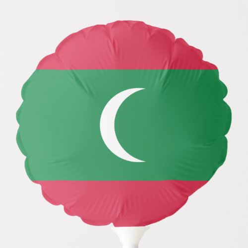 Maldives Flag Balloon