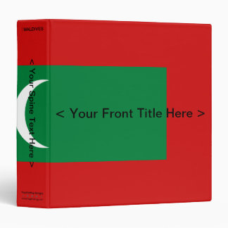 Maldives Flag Binder