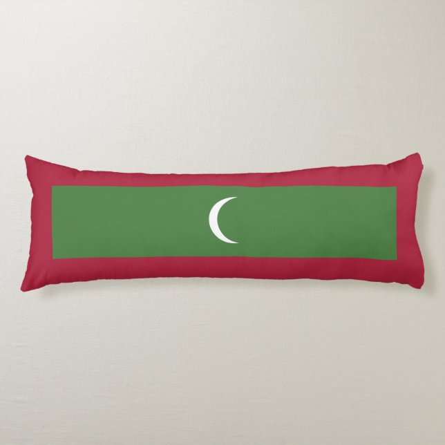 Maldives flag body pillow (Front)