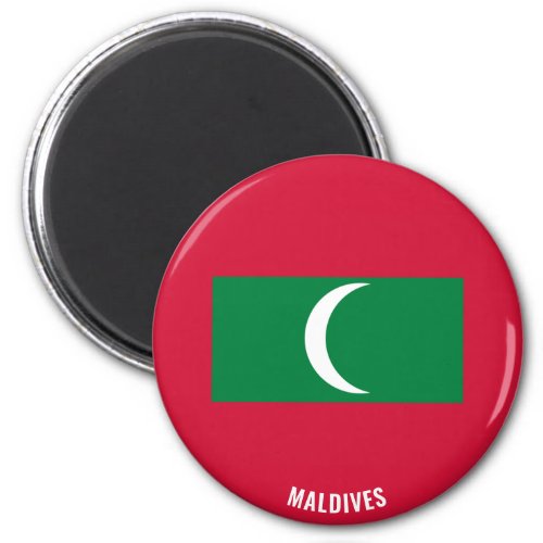 Maldives Flag Charming Patriotic Magnet