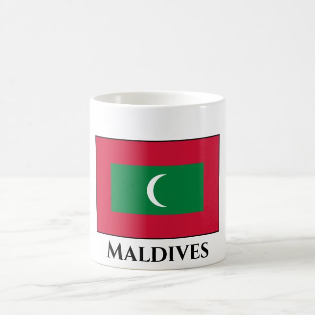Maldives Flag Coffee Mug (Center)